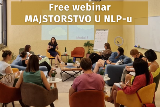 BESPLATAN WEBINAR: MAJSTORSTVO U NLP-u